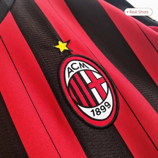 KAKA' #22 Retro AC Milan 2013/14 Home Long Sleeve UCL Jersey