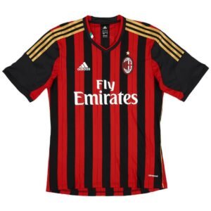 AC Milan 2013/14 Home Retro Soccer Jersey