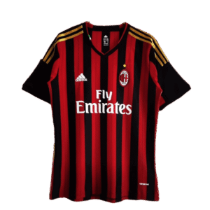 AC_Milan_Home_Jersey_2013_14_1.png KAKA' #22 AC Milan 2013/14 Home Retro Soccer Jersey
