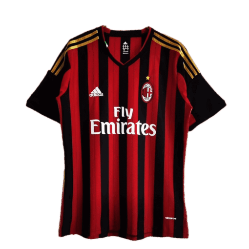 AC_Milan_Home_Jersey_2013_14_1.png KAKA' #22 AC Milan 2013/14 Home Retro Soccer Jersey