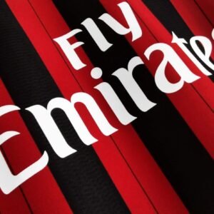 AC_Milan_Home_Jersey_2013_14_3.jpg KAKA' #22 AC Milan 2013/14 Home Retro Soccer Jersey