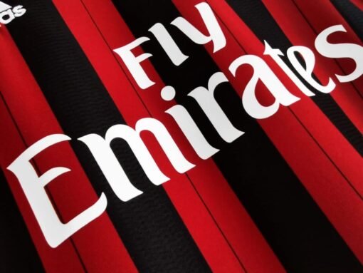 AC_Milan_Home_Jersey_2013_14_3.jpg KAKA' #22 AC Milan 2013/14 Home Retro Soccer Jersey