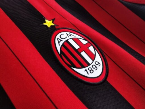 AC_Milan_Home_Jersey_2013_14_7.jpg KAKA' #22 AC Milan 2013/14 Home Retro Soccer Jersey