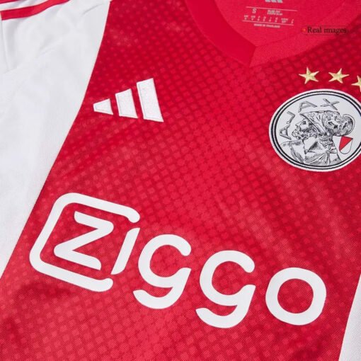 Ajax_Home_Soccer_Jersey_202526_Red_White_5.jpg Ajax Home Soccer Jersey 2025/26 Red&White