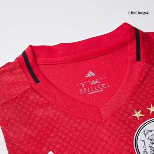 Ajax_Home_Soccer_Jersey_202526_Red_White_8.jpg Ajax Home Soccer Jersey 2025/26 Red&White