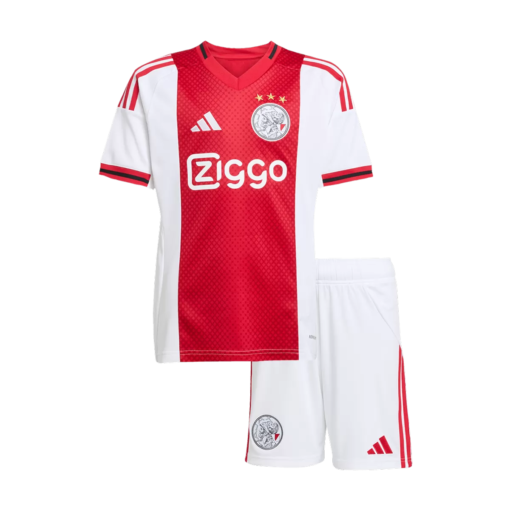Ajax_Kid_s_Home_Soccer_Kit_-_Jersey_Shorts_2025_26.png Ajax Kid's Home Soccer Kit - Jersey+Shorts 2025/26