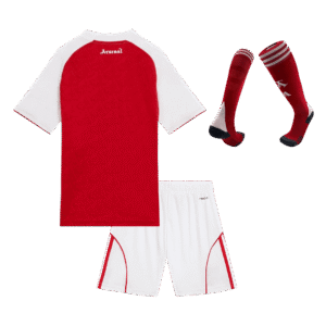 Arsenal_Kid_s_Home_Soccer_Jersey_full_Kit202526_Red_1.png Arsenal Kid's Home Soccer Full Kit 2025/26 - Jersey+Shorts+Socks