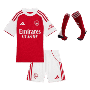 Arsenal_Kid_s_Home_Soccer_Jersey_full_Kit202526_Red_2.png Arsenal Kid's Home Soccer Full Kit 2025/26 - Jersey+Shorts+Socks