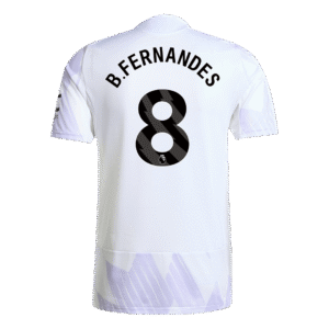 B.FERNANDES #8 Manchester United Away Player Version Soccer Jersey 2025/26