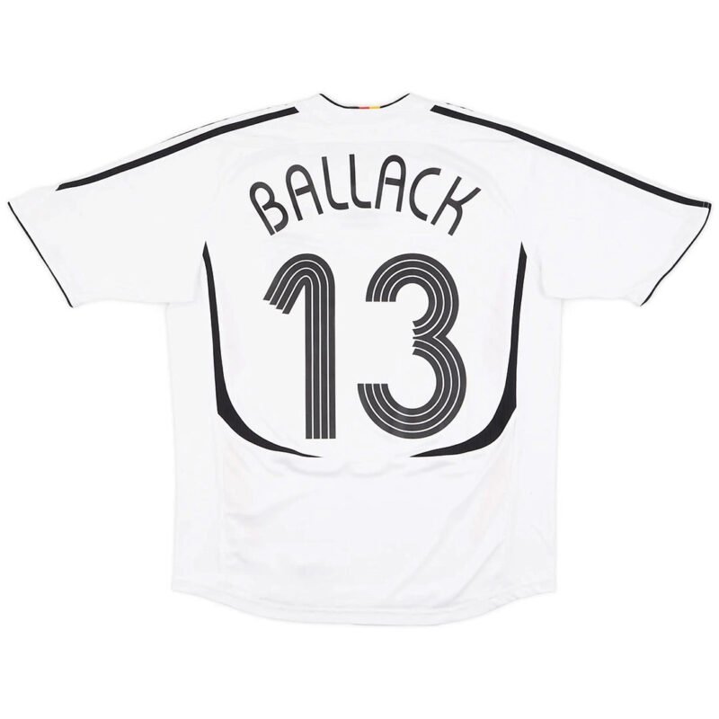 BALLACK13RetroGermanyHomeJerseyWorldCup2006_1.jpg BALLACK #13 Germany 2006 Home Retro Football Jersey