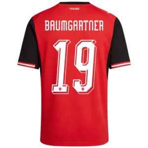 BAUMGARTNER19AustriaHomeJerseyWorldCup2026_2.jpg BAUMGARTNER #19 Austria Home Soccer Jersey 2026 World Cup