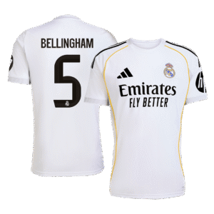 BELLINGHAM_5_Real_Madrid_Home_Soccer_Jersey_2025_26_White-1.png BELLINGHAM #5 Real Madrid Home Soccer Jersey 2025/26 White