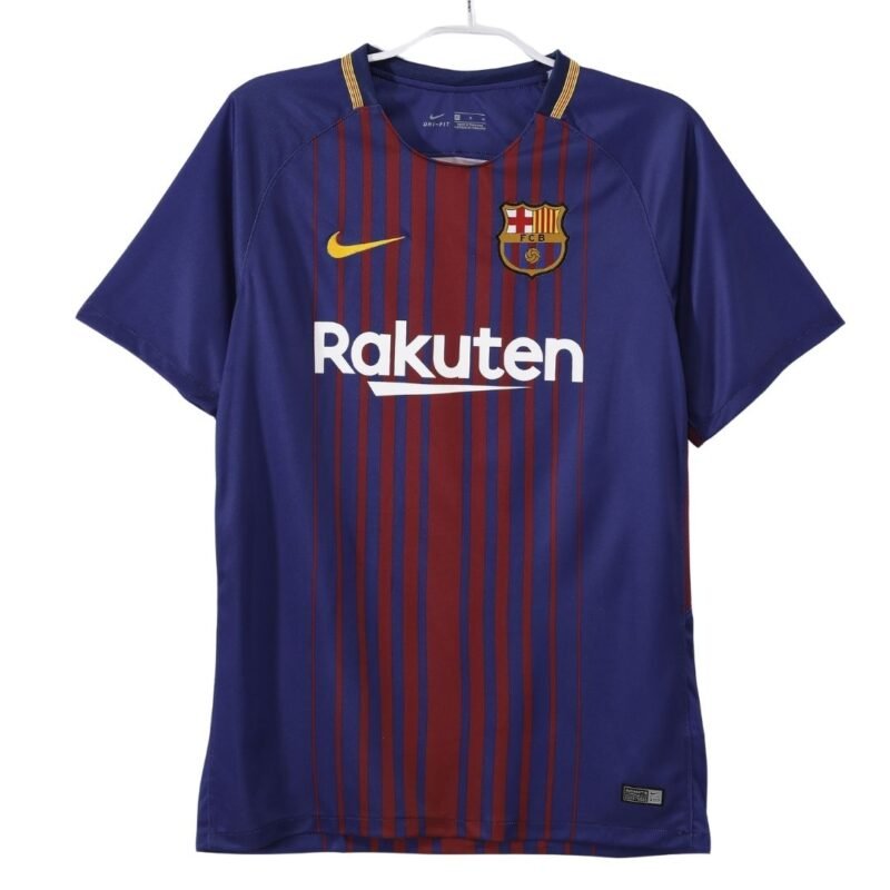 Barcelona 2017/18 Retro Home Soccer Jersey