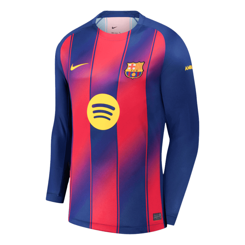 Barcelona_Home_Long_Sleeve_Soccer_Jersey_2025-2026-_1.png Barcelona Home Long Sleeve Soccer Jersey 2025-2026