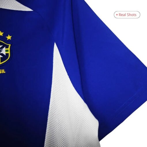 Brazil_200203_Away_Retro_Football_Jersey_6.jpg R.Carlos #6 Brazil 2002 Away Retro Football Jersey