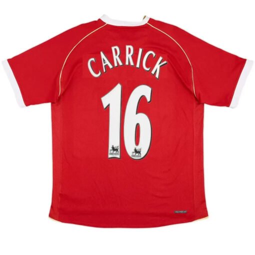 Carrick #16 Manchester United 2006/07 Home Retro Soccer Jersey
