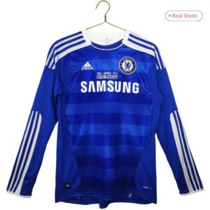 Retro Chelsea 2011/12 Home Long Sleeve Soccer Jersey - UCL