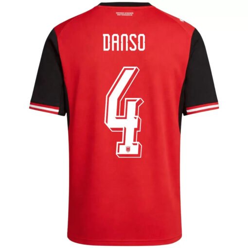 DANSO #4 Austria Home Soccer Jersey 2026 World Cup