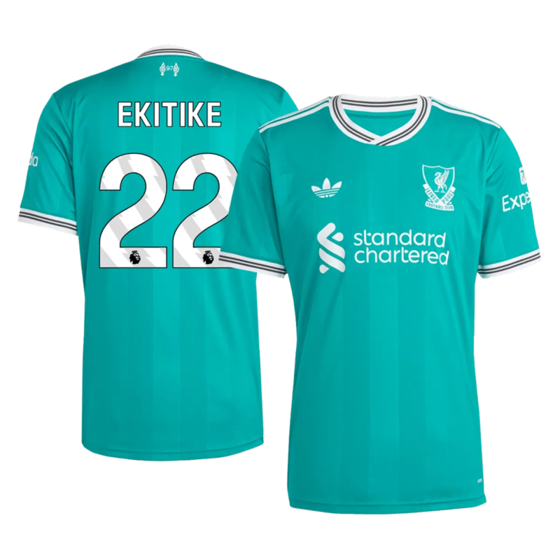 EKITIKE #22 Liverpool Third Away Soccer Jersey 2025/26