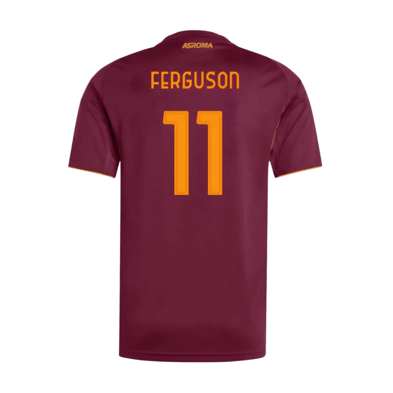 Ferguson_11_Roma_Home_Soccer_Jersey_202526.png Ferguson #11 Roma Home Soccer Jersey 2025/26
