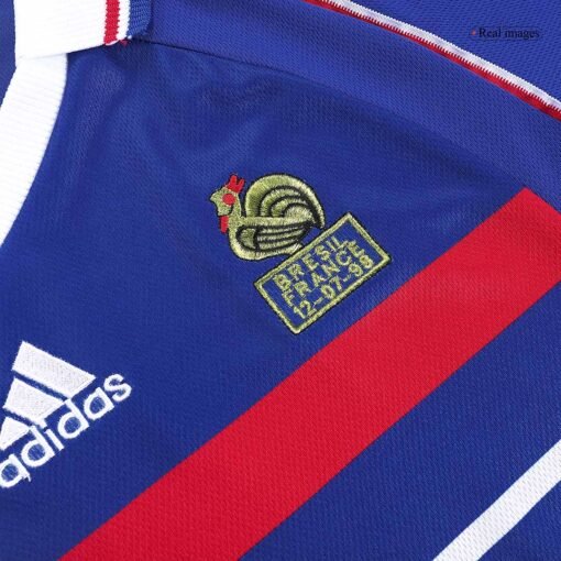 HENRY #12 France 1998 Home Retro Soccer Jersey