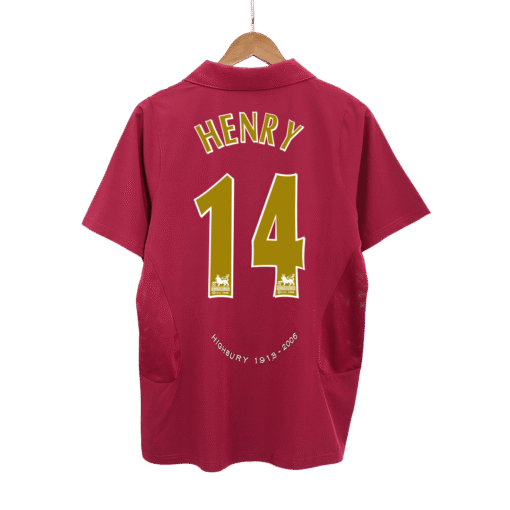 HENRY #14 Arsenal 2005/06 Home Retro Soccer Jersey