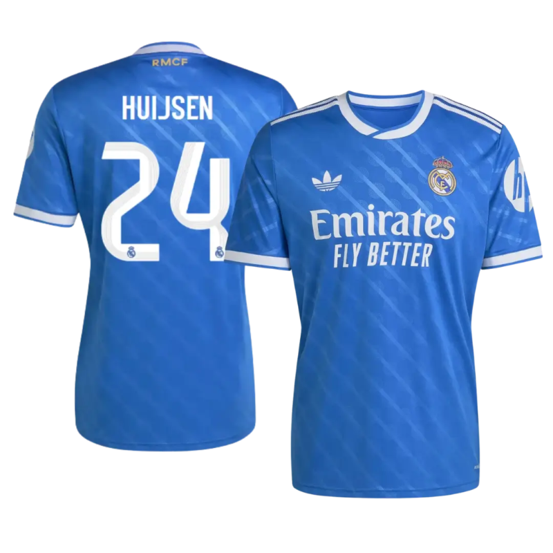 HUIJSEN #24 Real Madrid Third Away Soccer Jersey 2025/26