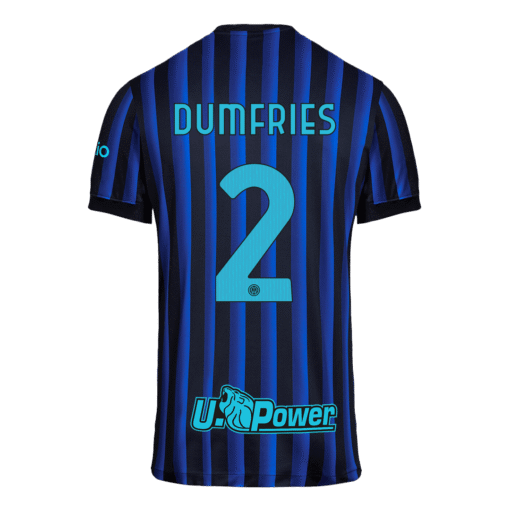 DUMFRIES #2 Inter Milan Home Soccer Jersey 2025/26