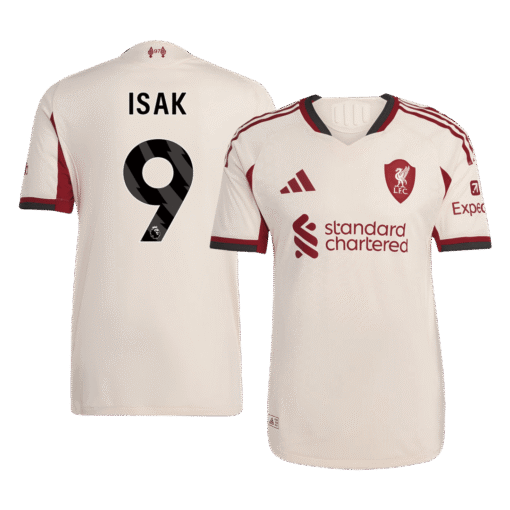 ISAK #9 Liverpool Away Player Version Soccer Jersey 2025/26