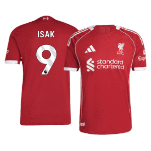 ISAK_9_Liverpool_Home_Player_Version_Soccer_Jersey_2025_26-1.png ISAK #9 Liverpool Home Player Version Soccer Jersey 2025/26