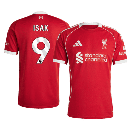 ISAK_9_Liverpool_Home_Soccer_Jersey_2025_26-1.png ISAK #9 Liverpool Home Soccer Jersey 2025/26