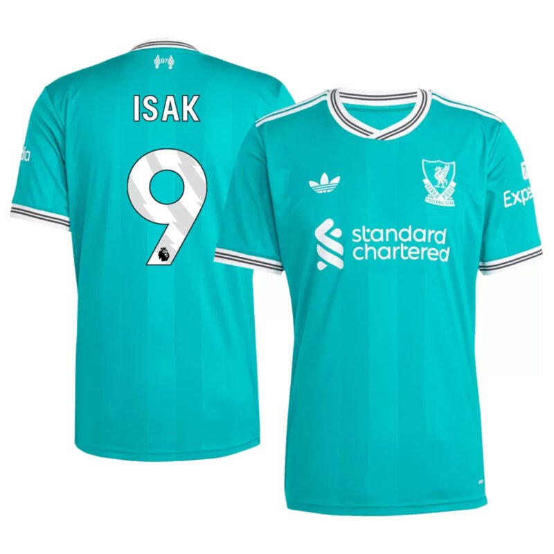 ISAK #9 Liverpool Third Away Soccer Jersey 2025/26