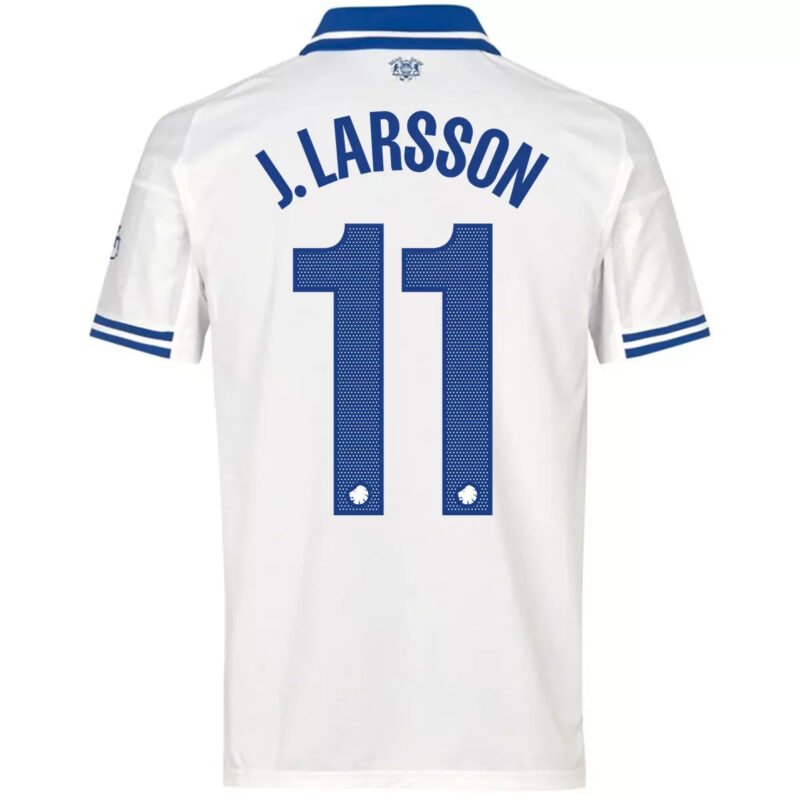 J.Larsson #11 FC Copenhagen Home Soccer Jersey 2025/26