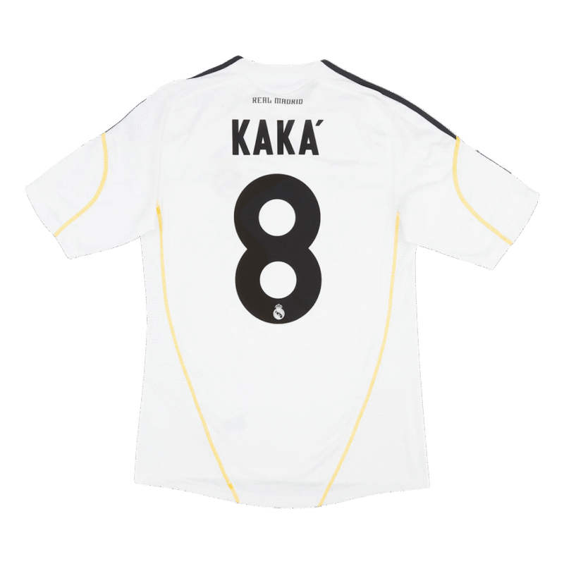 KAKA' #8 Real Madrid 2009/10 Retro Home Soccer Jersey