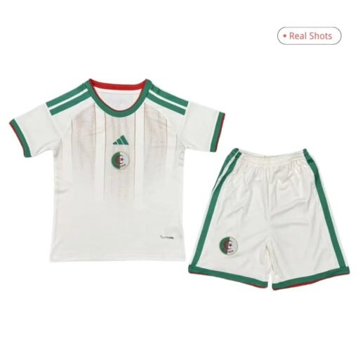 Kid's Algeria Home Soccer Kit - Jersey+Shorts 2026