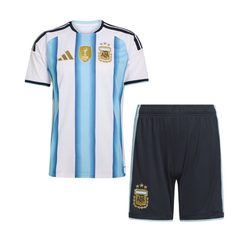 Kid_s_Argentina_Home_Jersey_Kit_-_Jersey_Shorts_202526_4.jpg Kid's Argentina Home Jersey Kit - Jersey+Shorts 2026