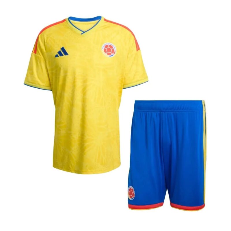 Kid_s_Colombia_Home_Soccer_Kit_2026_World_Cup_-_Jersey_Shorts_1_a848c5f8-3fa0-46ec-9a54-acdaba005130.jpg Kid's Colombia Home Soccer Kit 2026 World Cup - Jersey+Shorts