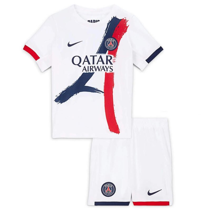 Kid's PSG Away Jersey Kit - Jersey+Shorts 2025/26