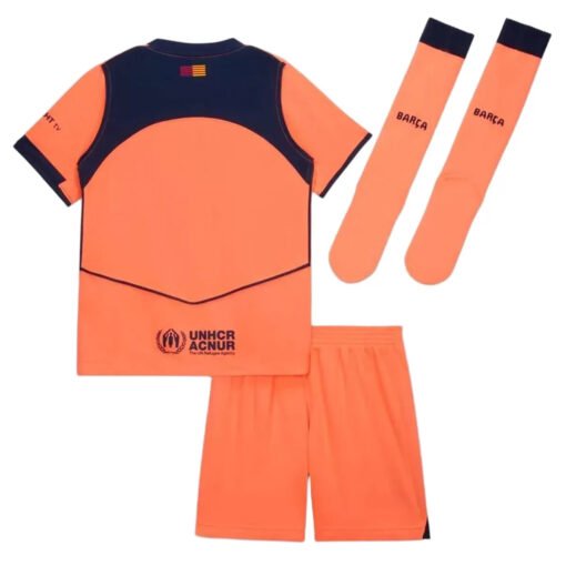 Kids_Barcelona_Third_Jersey_Full_Kit_202526_3.jpg Barcelona Kid's Third Away Full Kit - Jersey+Shorts+Socks 2025/26