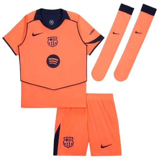 Kids_Barcelona_Third_Jersey_Full_Kit_202526_4.jpg Barcelona Kid's Third Away Full Kit - Jersey+Shorts+Socks 2025/26
