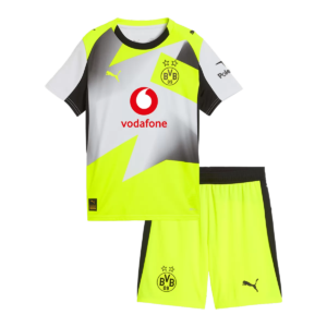 Kids_Borussia_Dortmund_away_kit_2025_26.png Kid's Borussia Dortmund Away Kit - Jersey+Shorts 2025/26
