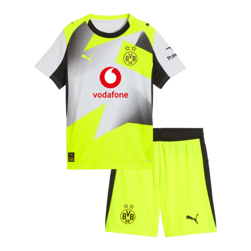 Kids_Borussia_Dortmund_away_kit_2025_26.png Kid's Borussia Dortmund Away Kit - Jersey+Shorts 2025/26