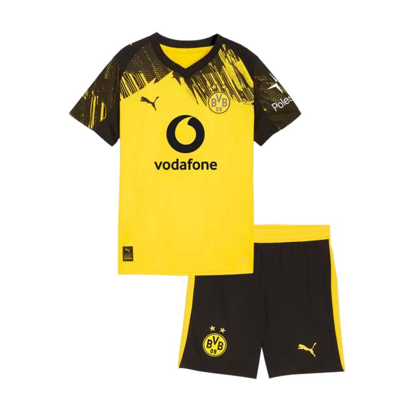 Kids_Borussia_Dortmund_home_kit_2025_26.png Kid's Borussia Dortmund Home Kit - Jersey+Shorts 2025/26