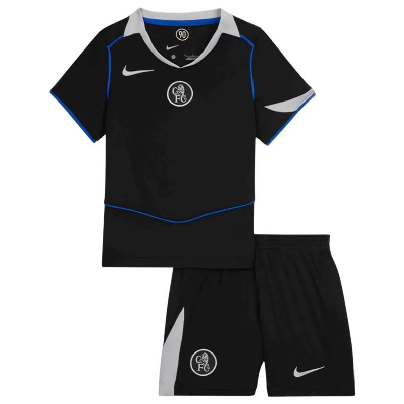 Kids_Chelsea_Third_Jersey_Kit_202526_4.jpg Kid's Chelsea Third Away Kit - Jersey+Shorts 2025/26