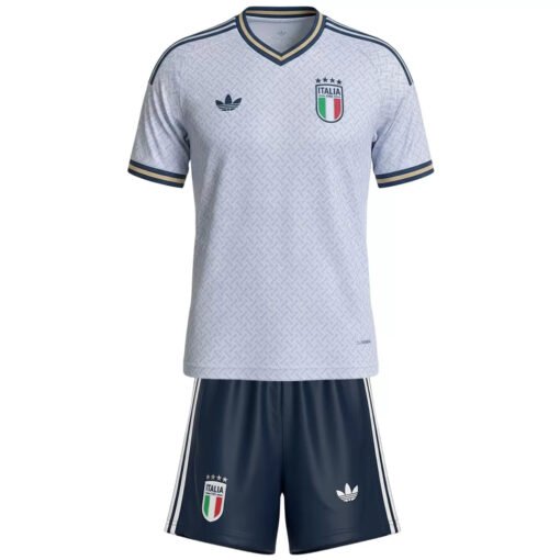Kids_Italy_Away_Jersey_Kit_World_Cup_2026_2.jpg Kid's Italy Away Soccer Kit - Jersey+Shorts 2026