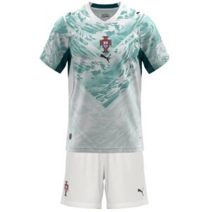 Portugal Kid's Away Kit - Jersey+Shorts 2026 World Cup