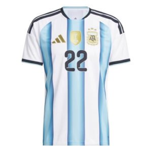 L.MART??NEZ #22 Argentina Home Soccer Jersey 2026 World Cup