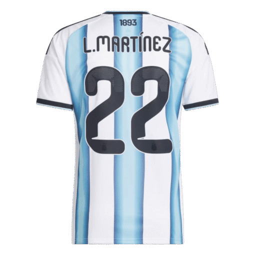 L.MART??NEZ #22 Argentina Home Soccer Jersey 2026 World Cup
