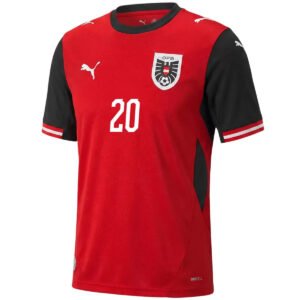 LAIMER #20 Austria Home Soccer Jersey 2026 World Cup
