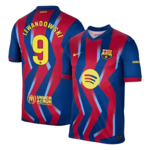 LEWANDOWSKI #9 Barcelona Fourth Away 'El Clásico' Jersey 2025/26